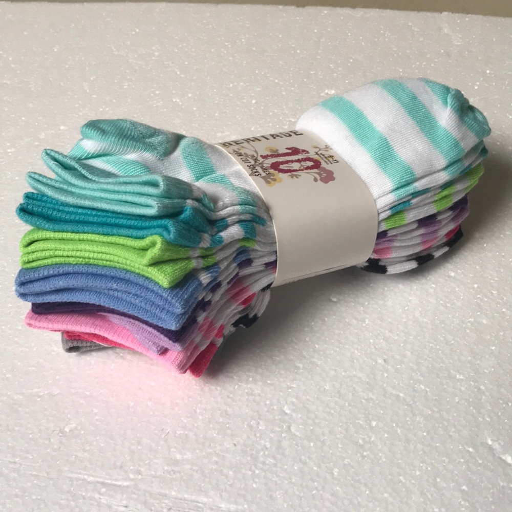 Modern Heritage Low Cut 10 pairs kids Socks S:9-11